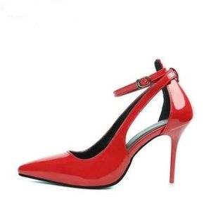 New! Ladies Genuine Leather High Heel Shoes